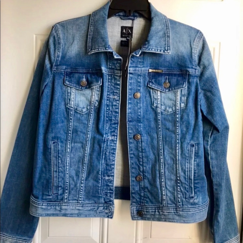 Armani Exchange Jean Jacket NWT